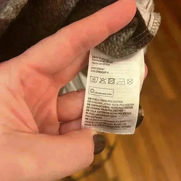 H&M Plaid Shacket-Sz S - Picture 7 of 7